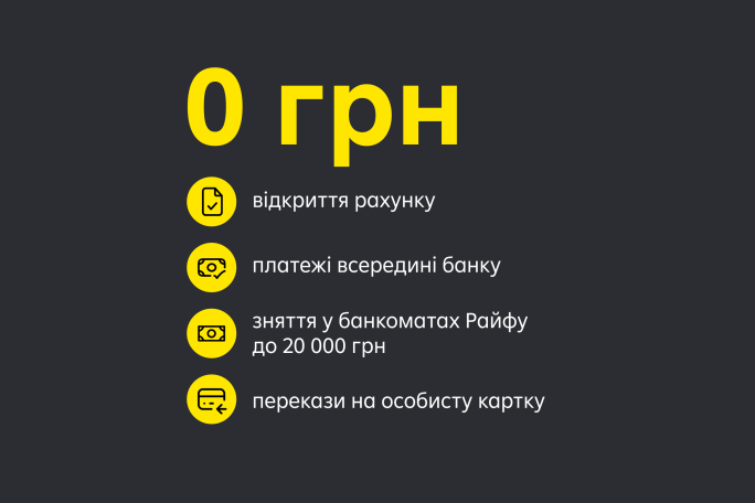 Умови рахунку ФОП