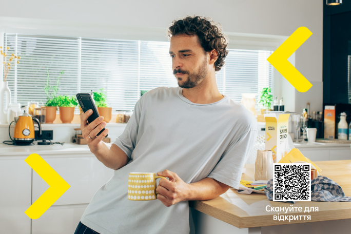 Чоловік відкриває рахунок ФОП