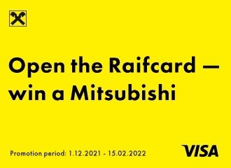 Open Raifcard - win Mitsubishi!