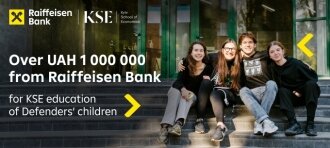 Raiffeisen Bank provides grants to enable the children of defenders to study at KSE