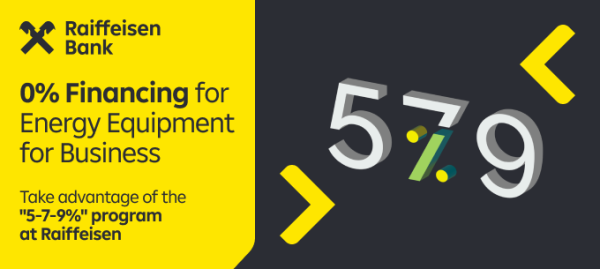 Businesses can access preferential loans for energy equipment under “5-7-9%” program at Raiffeisen Bank