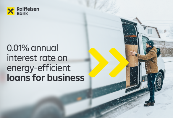 🔋 0.01% annual interest rate on energy-efficient loans for business