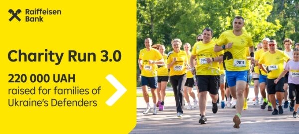 Raiffeisen Bank held Charity Run 3.0 and doubled employee donations